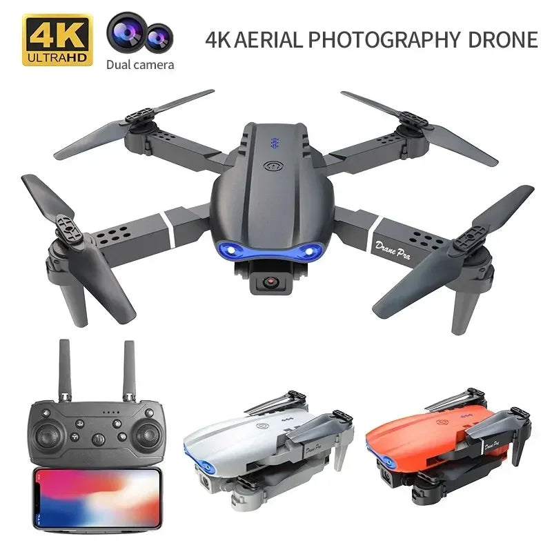 Drone 4K 1B Cinza